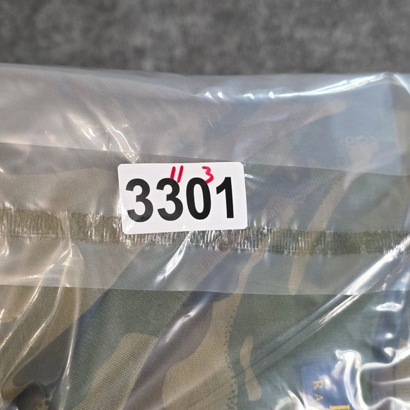 Polo Ralph Lauren T Shirt Mens 3XB (Big) Green Brown Camouflage Pocket Casual - Picture 9 of 9